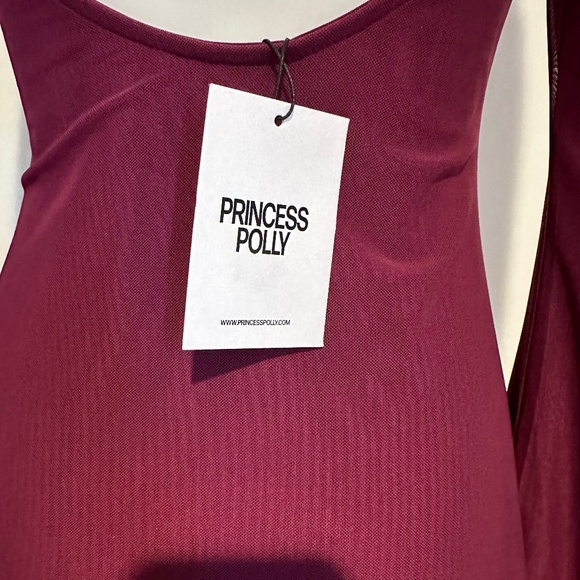 Princess Polly Lukea Long Sleeve Mini Dress Mauve - Size 6 - NEW With Tags. - Picture 5 of 16